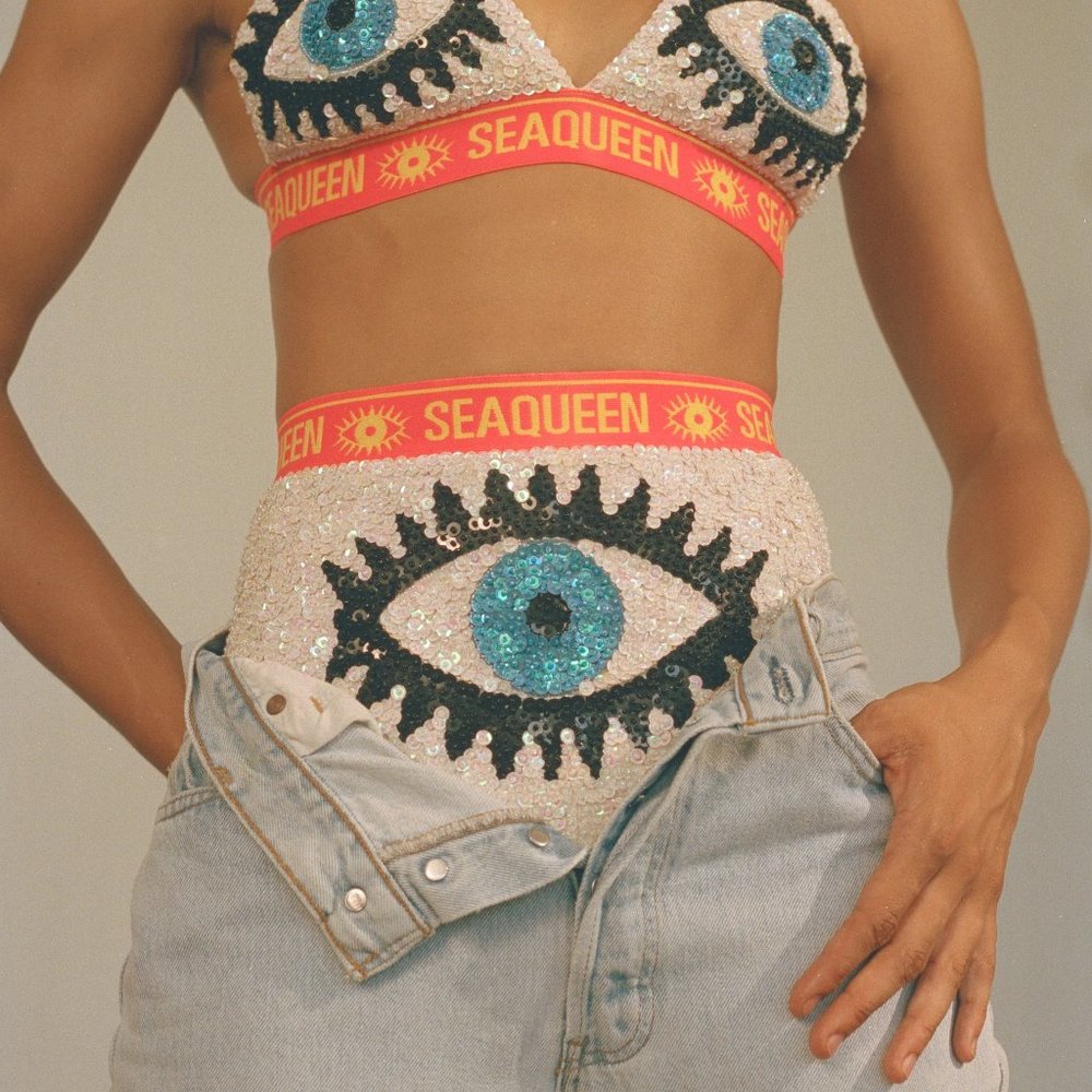 Discount Universe Evil Eye Swim Bottoms